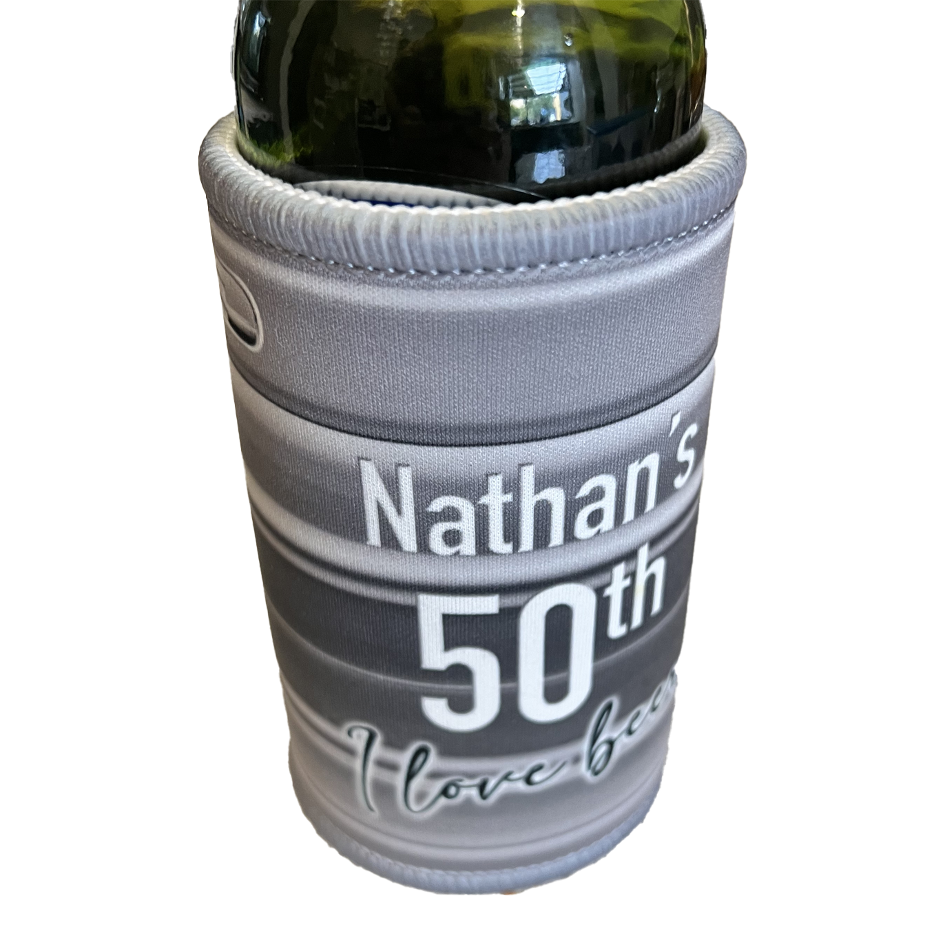 Custom 50th Birthday Stubby Holders