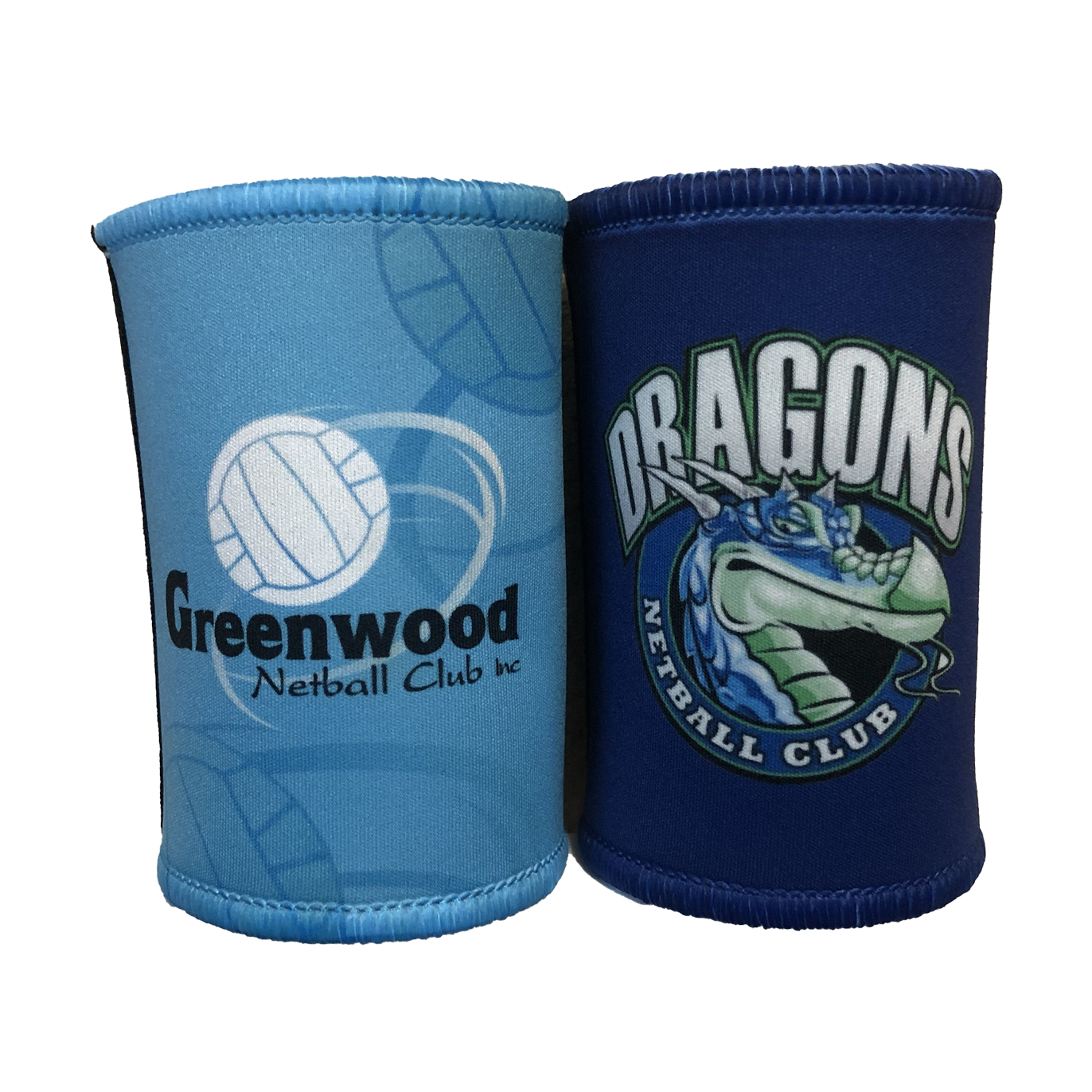 Custom Netball Club Stubby Holders