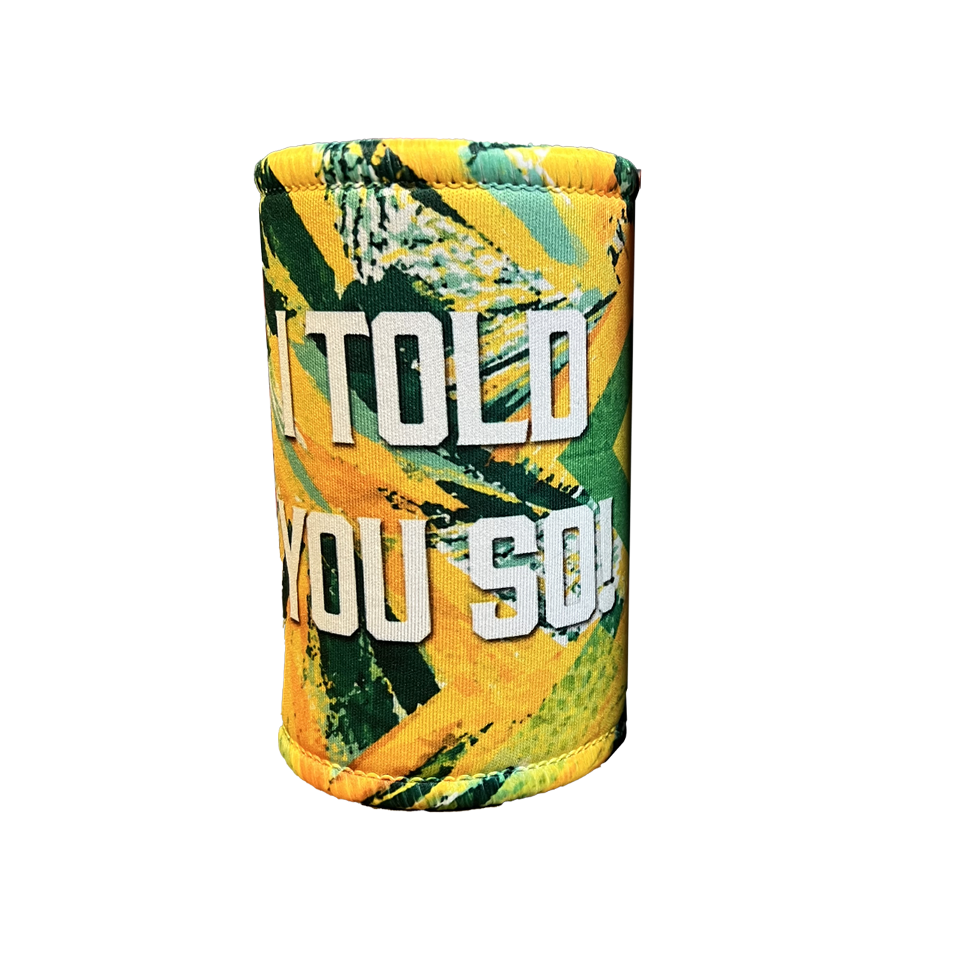 1 x 'I Told You So' Camouflage Socceroos Inspired Stubby Holder