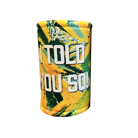 1 x 'I Told You So' Camouflage Socceroos Inspired Stubby Holder