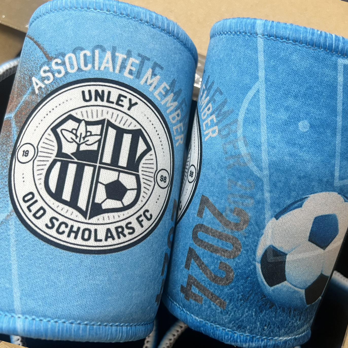 Custom Soccer Club Stubby Holders